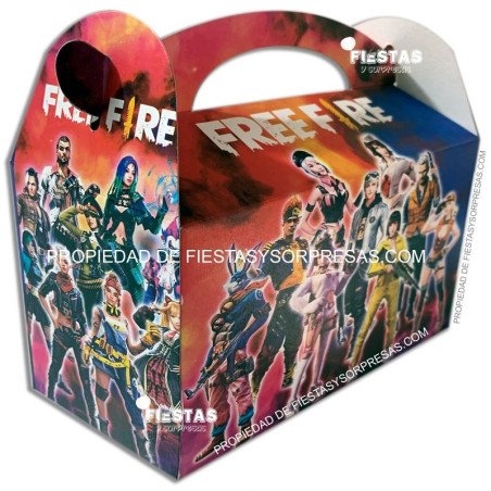 Caja Para Sorpresas Free Fire Paquete X 6