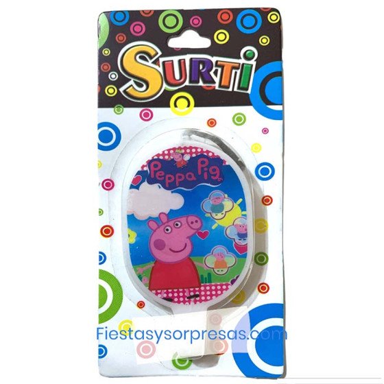 VELA DE CUMPLEAÑOS PEPPA PIG