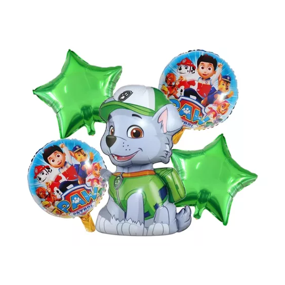 Globos metalizados Rocky Paw Patrol