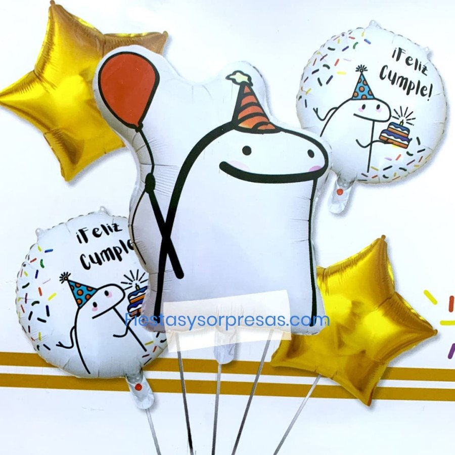 Globos metalizados de Flork.