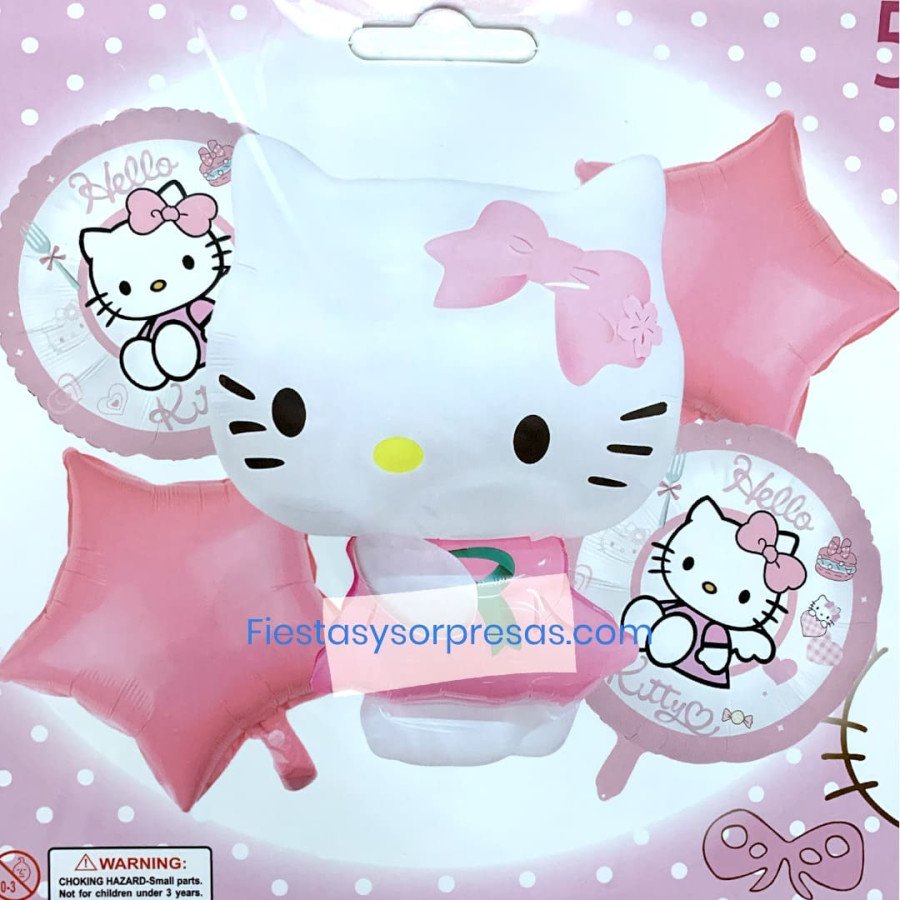 Globos de Hello Kitty.