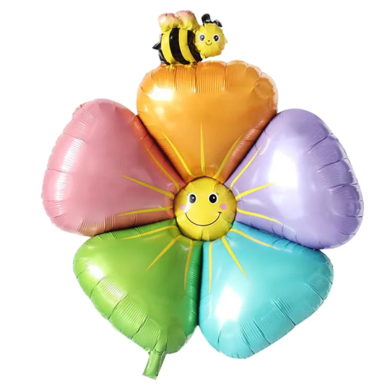 Globo flor con Abeja