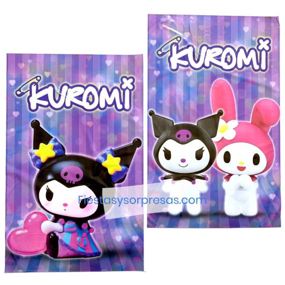 Bolsas para sorpresas Kuromi y My Melody.