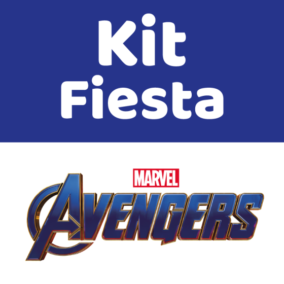 Kit de fiesta Avengers para 12 invitados.