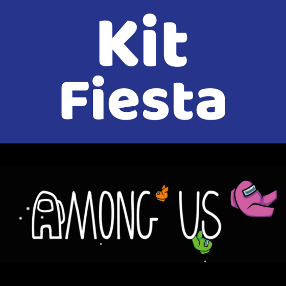 Kit de fiesta Among Us para 12 invitados.