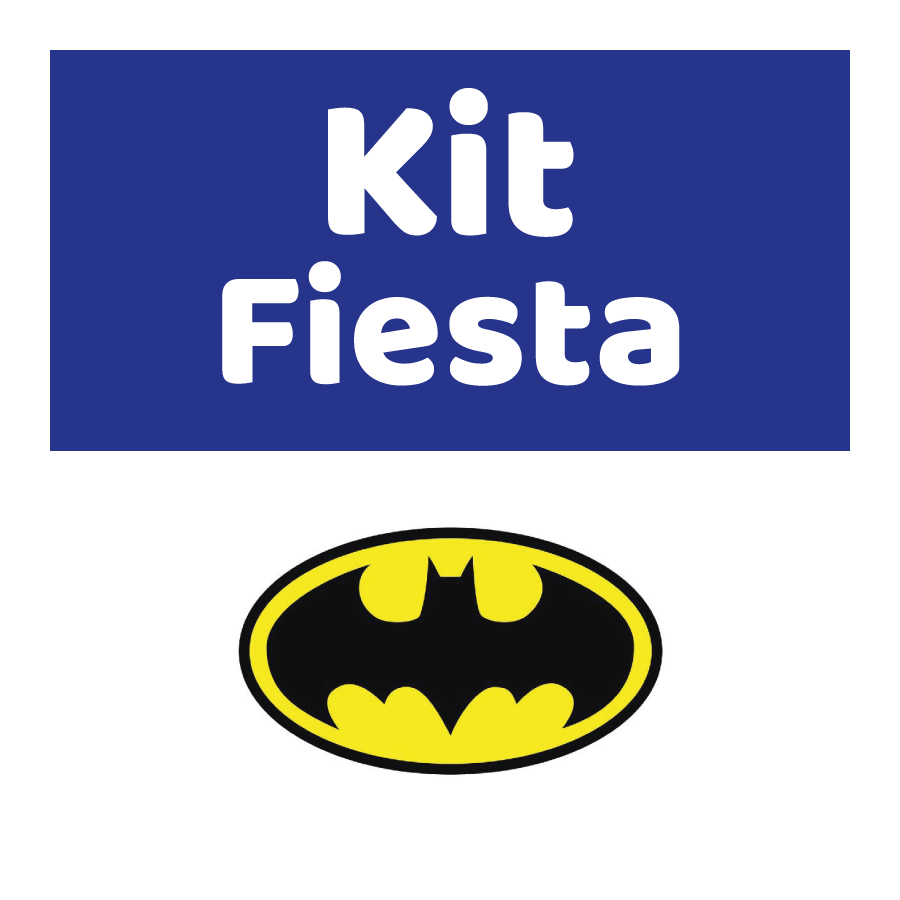 Kit de fiesta Batman (logo).