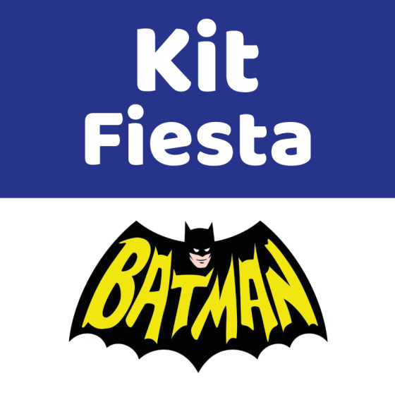 Kit de fiesta Batman (logo).