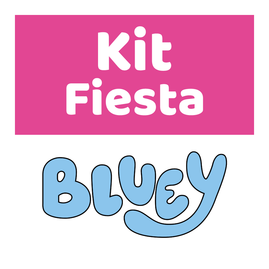Kit de fiesta de Bluey para 12 niños. Kit de fiesta de Bluey para 12 niños.