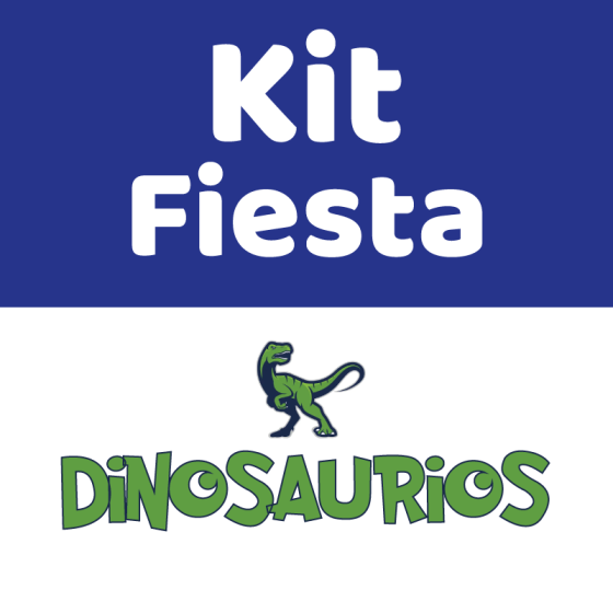 Kit de fiesta de dinosaurios.