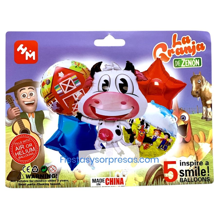 Globos metalizados de la Granja de Zenón. Globos metalizados de la Granja de Zenón.