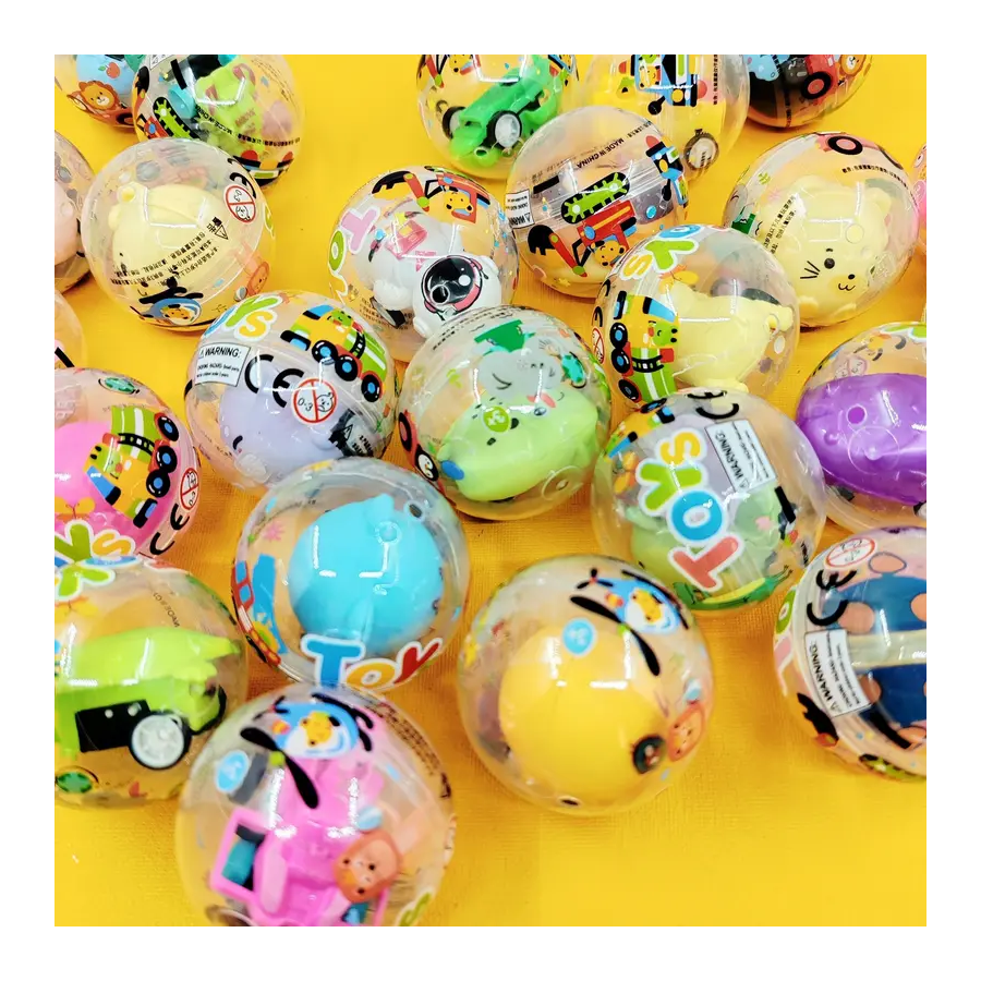 Bola sorpresa carritos de impulso kawaii.