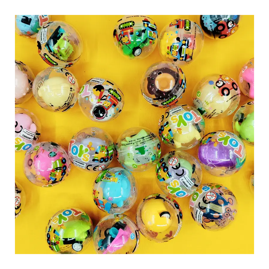 Bola sorpresa carritos de impulso kawaii.