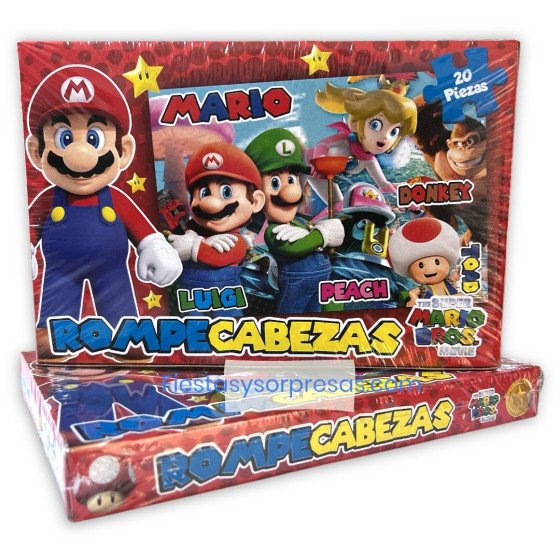 Rompecabezas de Mario Bros y Luigi.