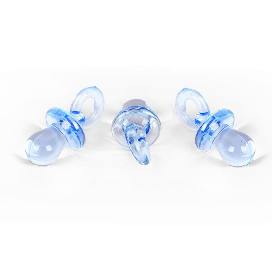 Chupo cristal azul