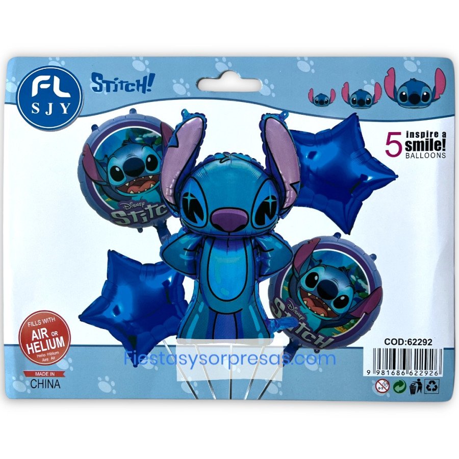 Bouquet de globos Stitch Bouquet de globos Stitch