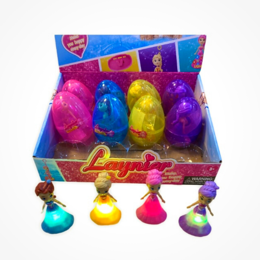 Huevos de princesas que iluminan