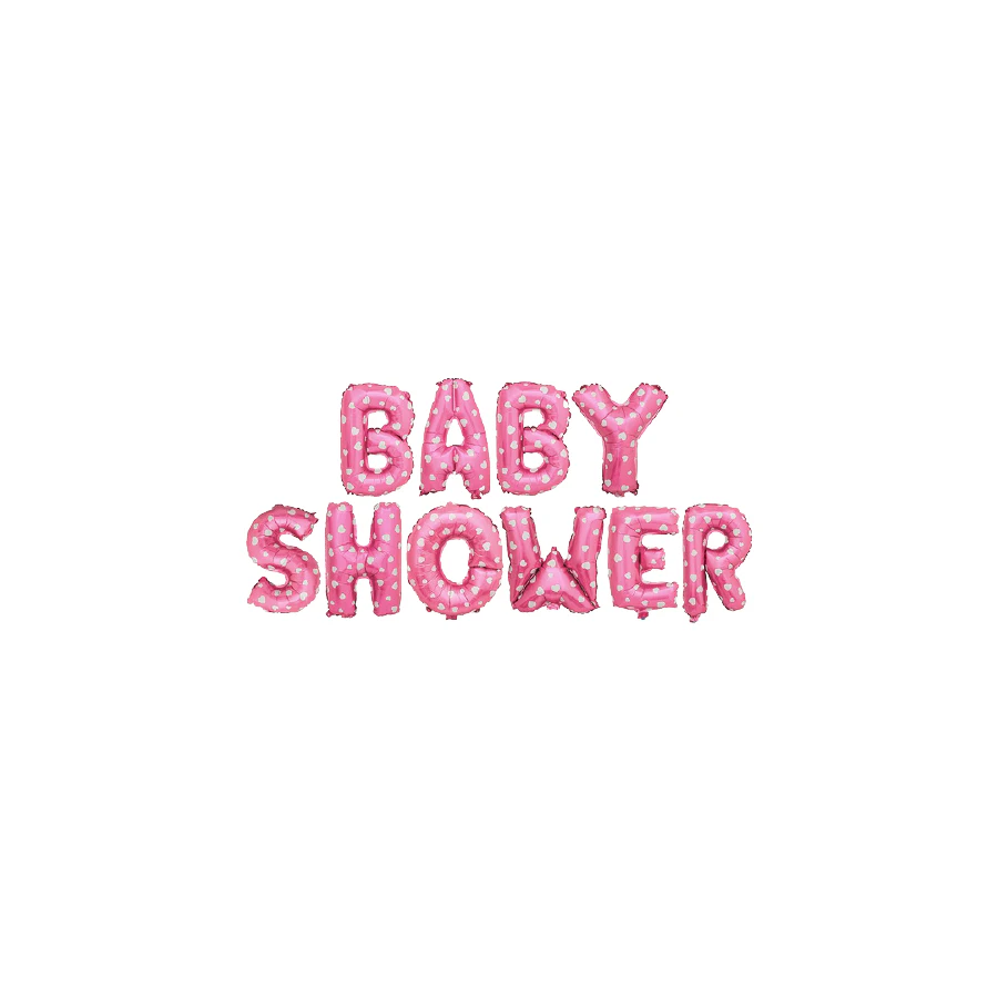 Globos letras baby shower niña Globos letras baby shower niña