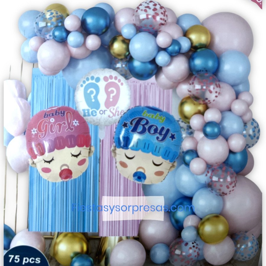 Arco de globos para baby shower Arco de globos para baby shower