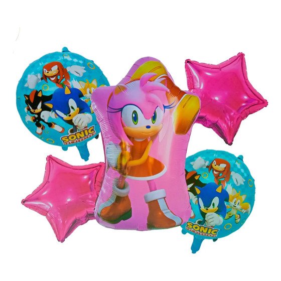 Globo metalizado Amy Rose Sonic
