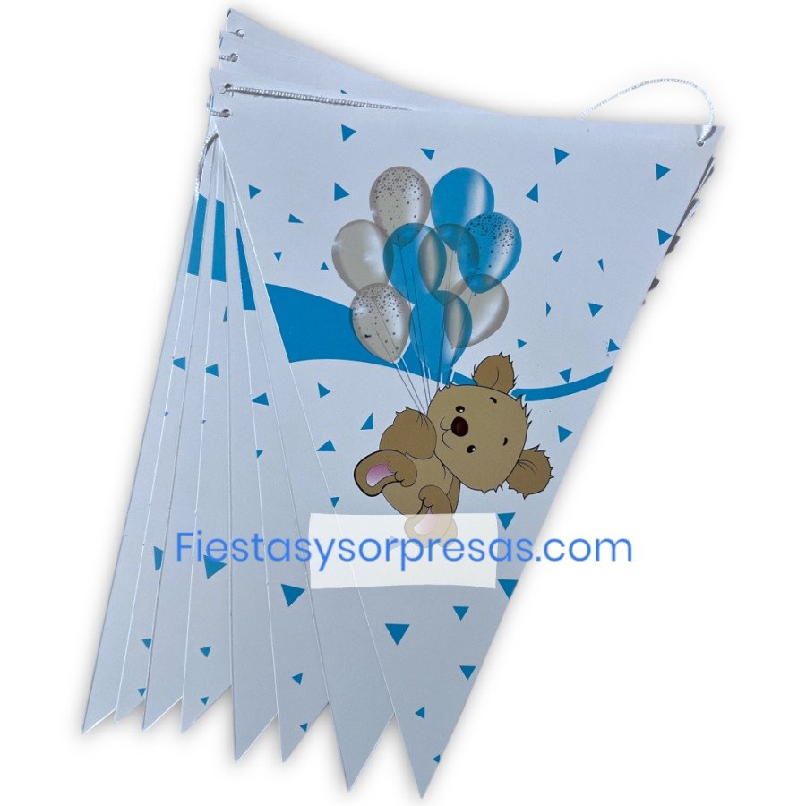 Banderines baby shower oso Banderines baby shower oso