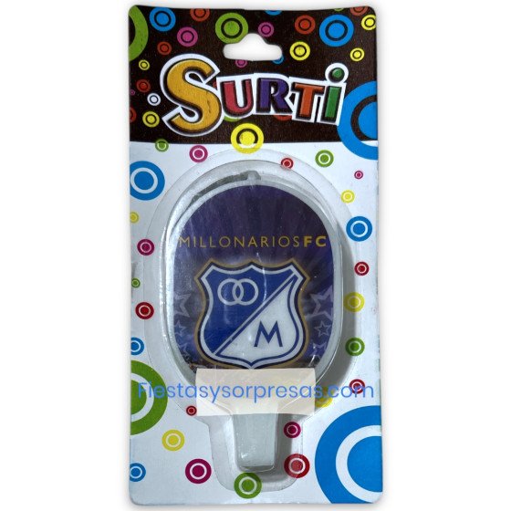 vela de cumpleaños Millonarios