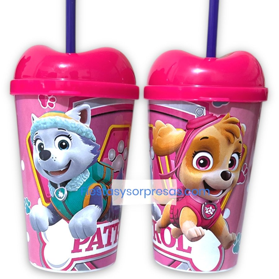 Vasopitillos de Skye y Everest de Paw Patrol Vasopitillos de Skye y Everest de Paw Patrol