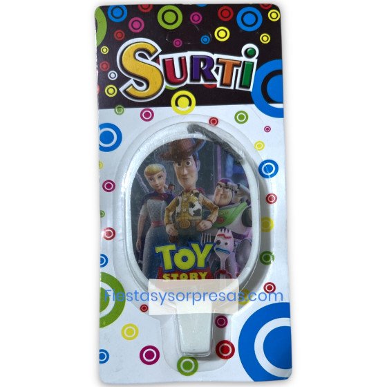 vela de cumpleaños Toy Story