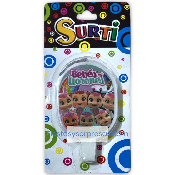 Vela de cumpleaños Bebés llorones