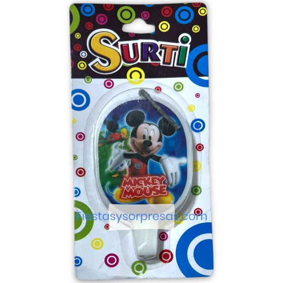 Vela de cumpleaños Mickey