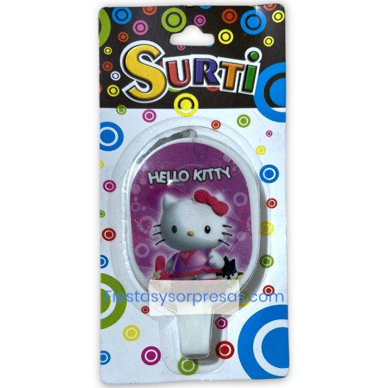 Vela de cumpleaños Hello kitty