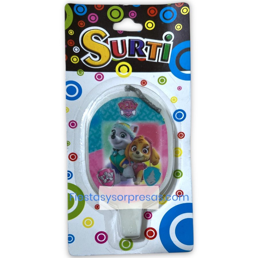 Vela de cumpleaños Paw Patrol Skye Vela de cumpleaños Paw Patrol Skye