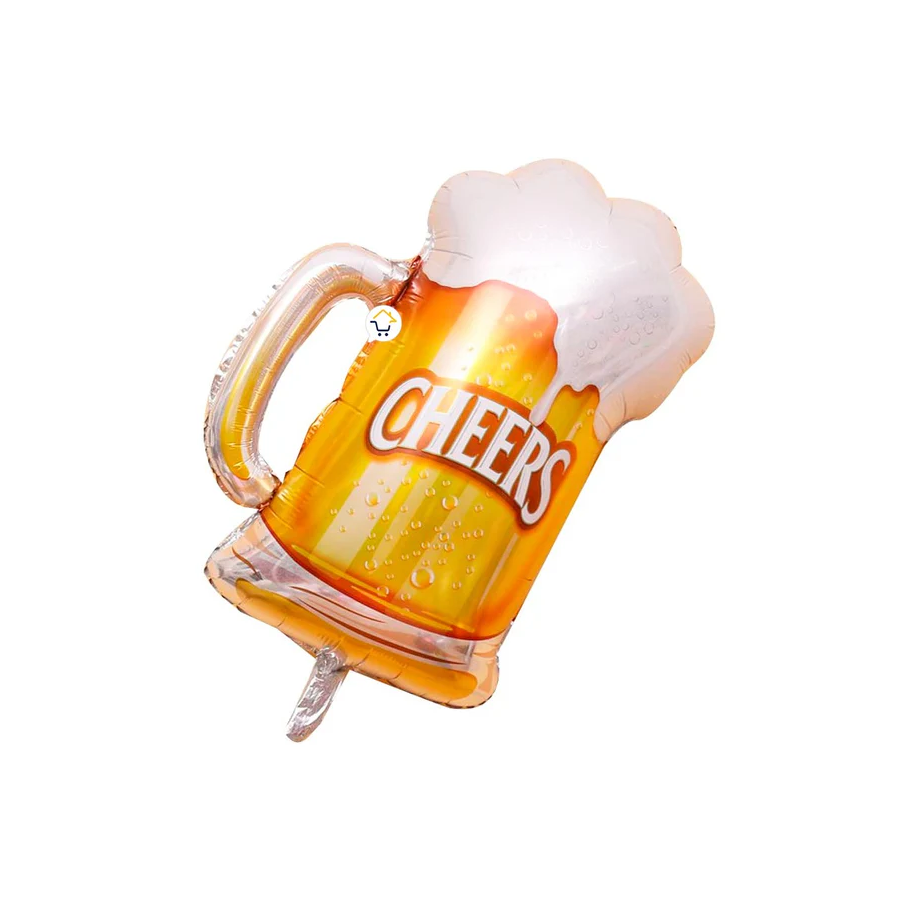Globo metalizado de Cerveza, cheers!