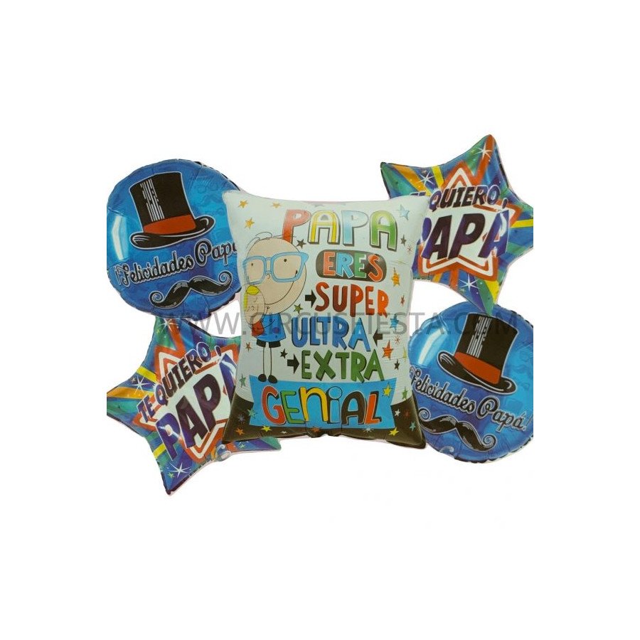 Globos metalizados del Día del Padre