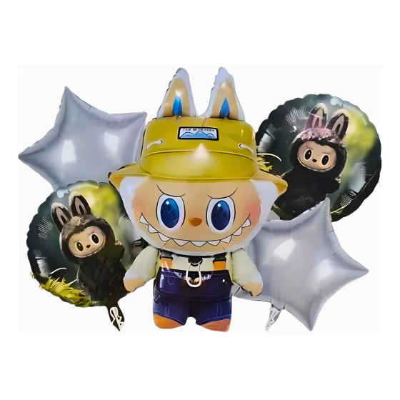 Bouquet de globos con sombrero