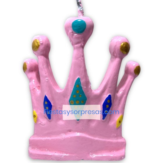 Vela de cumpleaños de corona de reina o princesa