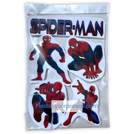 Aplique para poner sobre la torta Spiderman, Topper