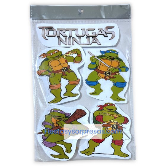 Aplique para la torta de Tortugas Ninja