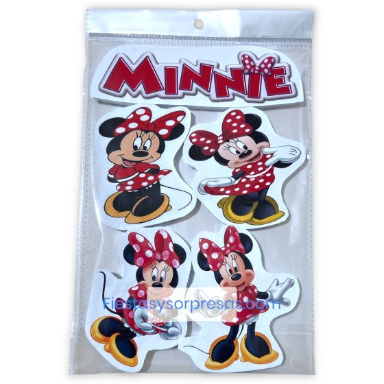 Aplique para la torta de Minnie