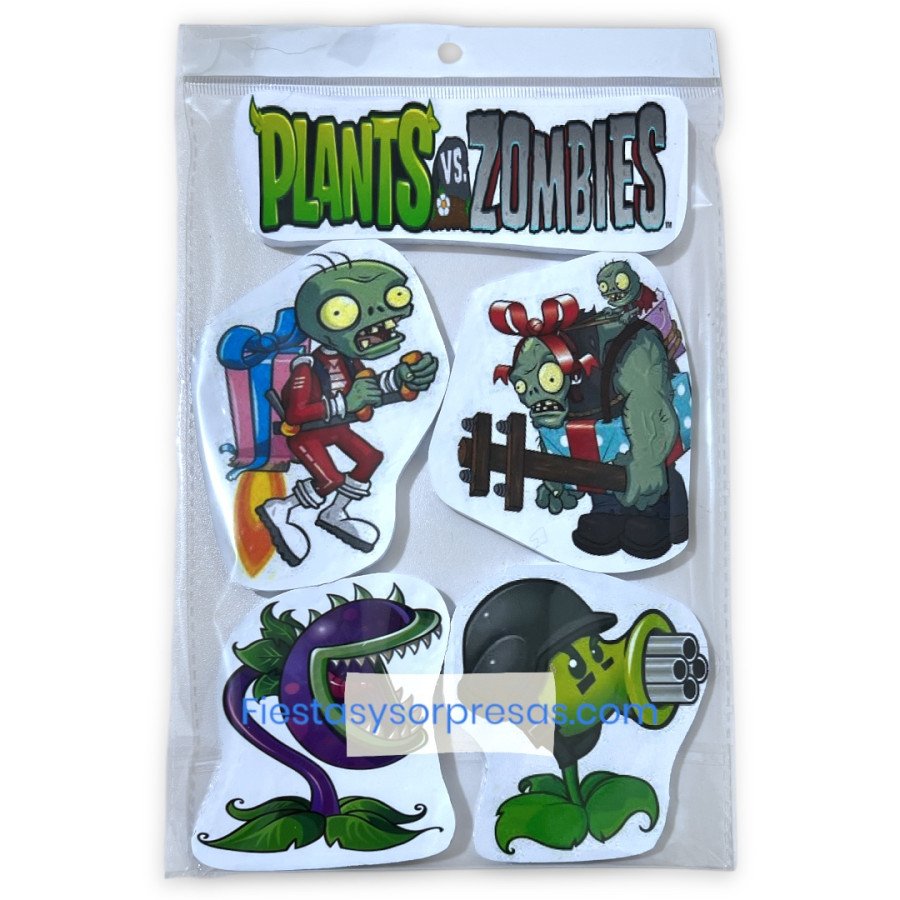 Aplique para la torta de Plantas Vs Zombies Aplique para la torta de Plantas Vs Zombies