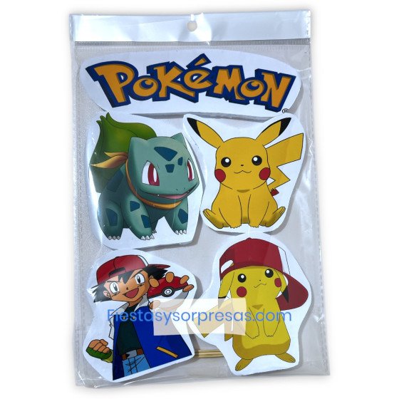 Aplique para la torta de Pokemon