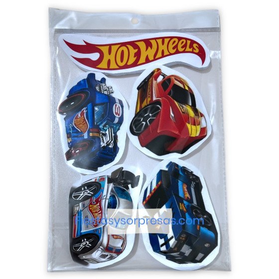 Aplique para la torta de Hot Wheels