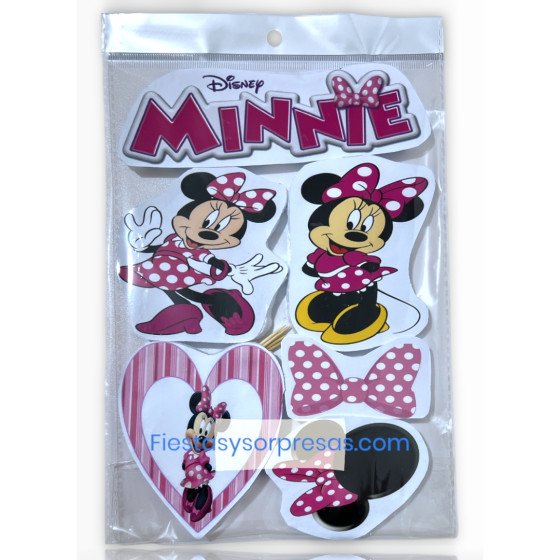 Aplique para la torta de Minnie