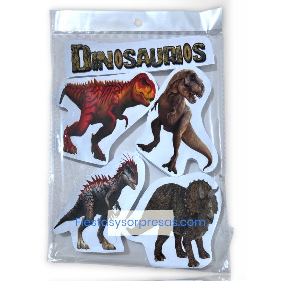 Aplique para la torta de Dinosaurios