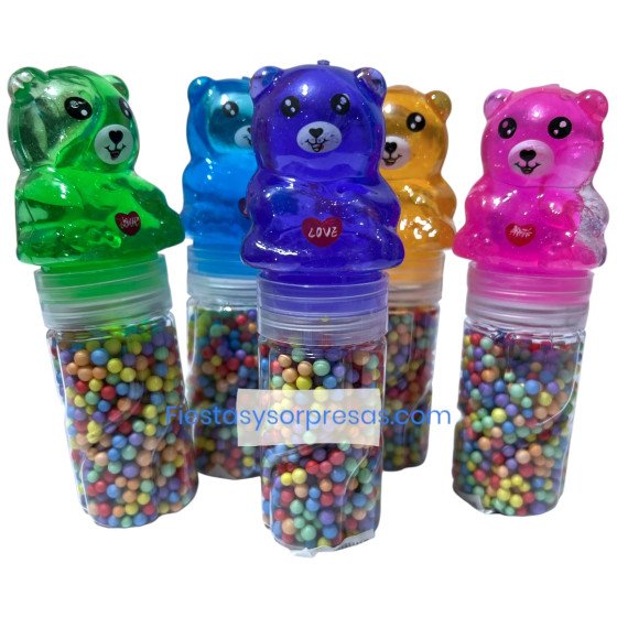 Slime de ositos con pepitas