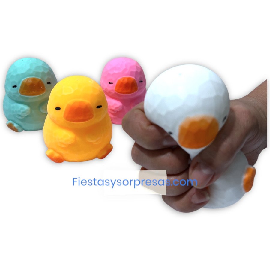 Pollito de colores squishy