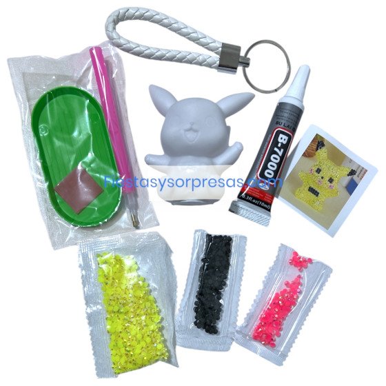 Llavero Pokemon para decorar con diamantes