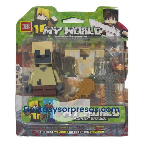Juguete tipo Lego de Minecraft