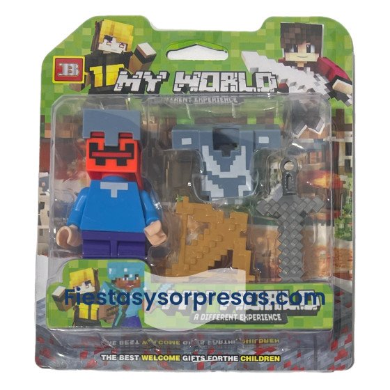 Juguete tipo Lego de Minecraft
