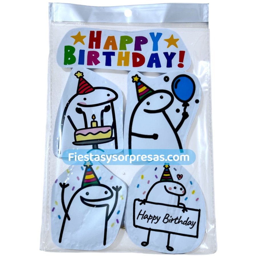 Aplique para poner sobre la torta Flork, Topper Aplique para poner sobre la torta Flork, Topper