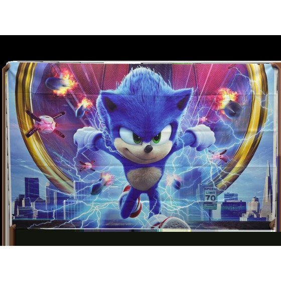 Fondo en tela de Sonic